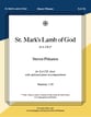St. Mark's Lamb of God SATB choral sheet music cover